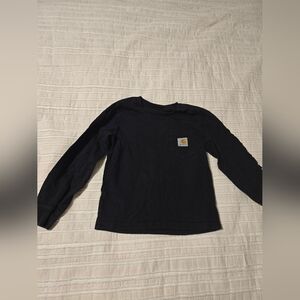 Carhartt Kids Long-Sleeve Pocket Tee - Black